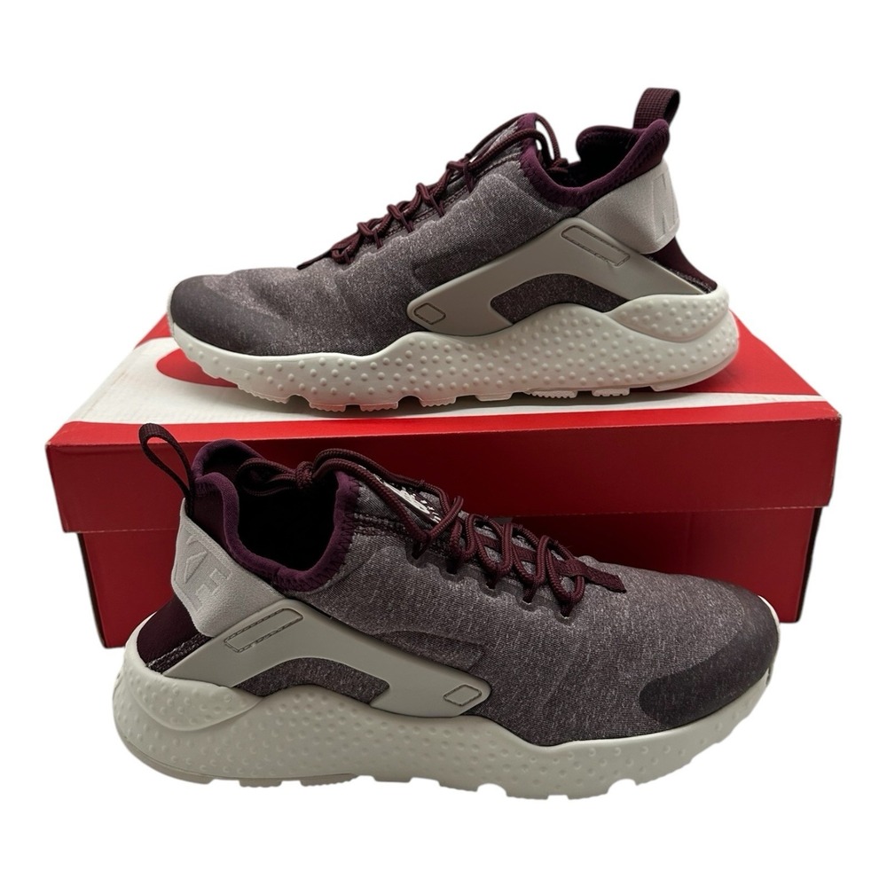 Nike Air Huarache Run Ultra SE Shoes Womens 6.5 Night Maroon Sneakers 859516-600